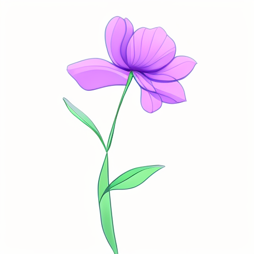 Flower purple
