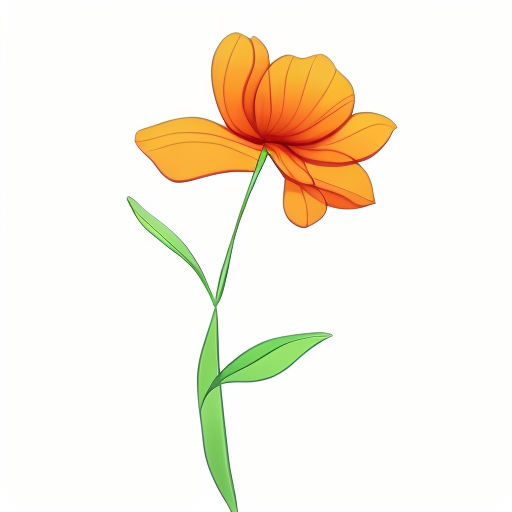 Flower orange